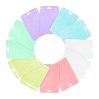 Bolsas de Mylar Reutilizables de 4 x 6 Pulgadas a Prueba de Olores con Ventana Transparente, Bolsas Planas para Pequeñas Empresas, Bolsas para Dulces, Coloridas