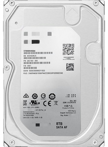 ST8000VX004 Hard Disk <b>Drive</b> 8TB 7200RPM 6Gb/s 256MB 3.5-inch Server - Product Image 4