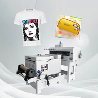 Imprimante DTF 42cm rapide et efficace double tête I3200 A2 40cm imprimante DTF avec secoueur de poudre pour l'impression de t-shirts en vrac