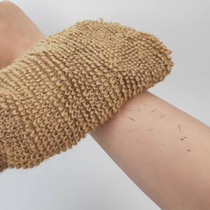 Eco-Vriendelijke Koreaanse Badhandschoenen Douche Exfoliator Body Wash Douche Jute Mitt Huid Scrub Bad Bamboe Exfoliërende Handschoenen - Product Image 5