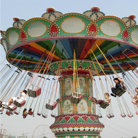 Lotus Flying Chair Fabricants de jeux de carnaval en plein air Fairground Attraction