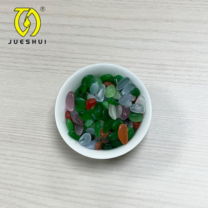 JUESHUI Galets polis aux couleurs vives 3-8mm, gravier décoratif pour <span class=keywords><strong>aquarium</strong></span>, pierres arc-en-ciel pour le fond de l'<span class=keywords><strong>aquarium</strong></span> - Product Image 3