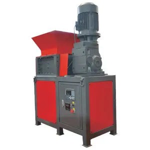 Plastic Rubberen Band Versnipperen Schroot Afval Recycling Crusher Machine Dubbele As Shredder
