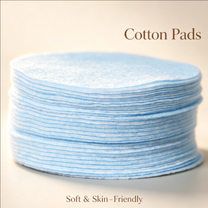 Tampons en coton viscose 100% de qualité supérieure 100 g/m² pour le démaquillage du visage, texture EF, doux, absorbants, tampons nettoyants pour le visage - Product Image 1