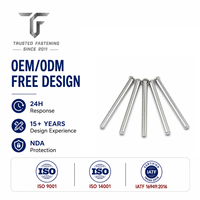 Rivets plats solides TianFang OEM pour fixations de cadre de poussette, en fer, finition zinguée, dimensions personnalisées et emballage export