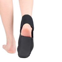 Attelle de nuit en néoprène et nylon souple pour la compression plantaire, protection contre la chute du pied, fonction de protection pour les personnes souffrant de chute du pied, vente chaude