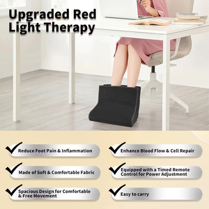 Danh Sách Mới liệu pháp ánh sáng đỏ chân Giày thiết bị bước sóng kép 160 đèn Led liệu pháp ánh sáng đỏ để giảm đau chân - Product Image 6