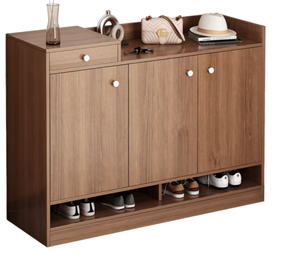 Meuble à chaussures en <span class=keywords><strong>bois</strong></span> d'extérieur, nouveau design, vente chaude, avec porte rabattable, étagères de rangement mobiles pour le salon - Product Image 2