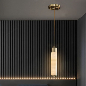 Đá cẩm thạch tự nhiên phòng ngủ đầu giường Đèn chùm khách sạn <span class=keywords><strong>B</strong></span>ắc Âu <span class=keywords><strong>B</strong></span> & <span class=keywords><strong>B</strong></span> Bar thiết kế lối vào đèn mặt dây chuyền nhỏ - Product Image 2