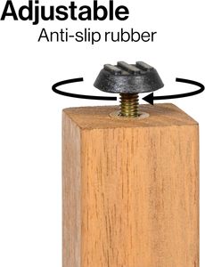 Sgabello da Doccia JONATHAN Y <span class=keywords><strong>Armin</strong></span> in Legno di Acacia da 18 Pollici con Ripiano Portaoggetti, Impermeabile, Capacità 350 Libbre, Finitura Moderna-Classica - Product Image 5