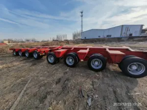 3 Axles 60 Ton Truck Trailers Used Trailer Truck Head Truck Tipped Trailer