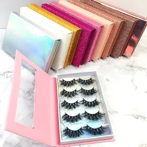 Wimper Verkoper Oem Dozen Magnetische Lash Boek Verpakking 3 Paar Houder Private Label Lash Boek Verpakking