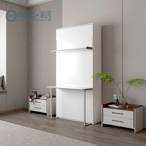 Venta al por mayor de alta calidad <span class=keywords><strong>camas</strong></span> individuales horizontales cama Murphy <span class=keywords><strong>con</strong></span> muebles de <span class=keywords><strong>escritorio</strong></span> doble <span class=keywords><strong>Camas</strong></span> de pared que ahorran espacio para la venta - Product Image 1