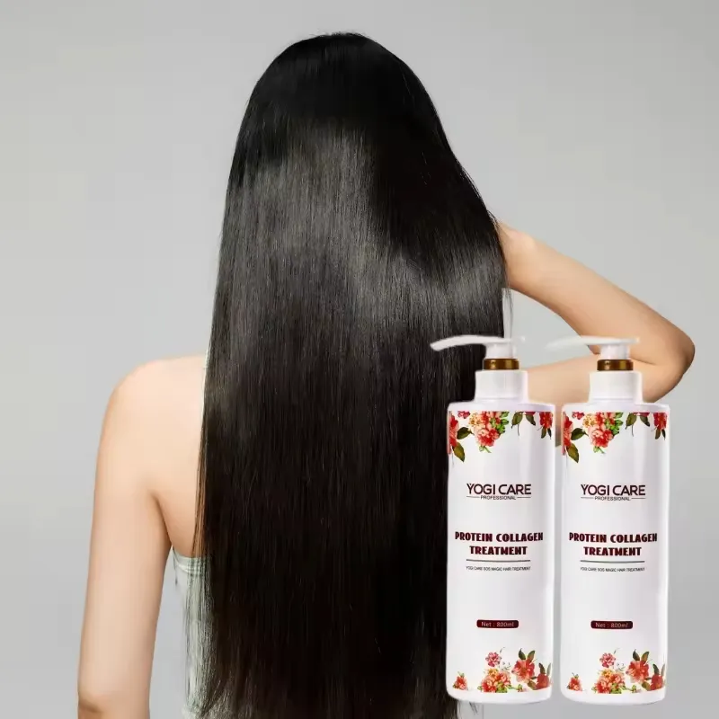 Precio al por mayor OEM Proteína Hidratante Acondicionador natural Alisado Tratamiento del cabello para el cabello dañado