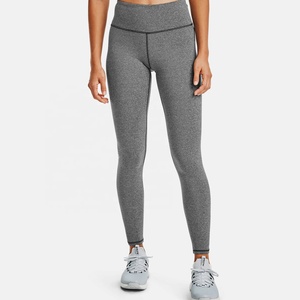 Collants de compression athlétiques en spandex à taille haute et longueur intégrale pour femmes - Product Image 1