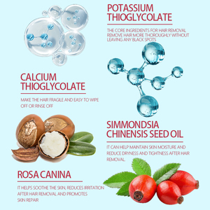 Crème dépilatoire <span class=keywords><strong>pour</strong></span> le corps à action rapide et indolore, <span class=keywords><strong>pour</strong></span> une peau lisse, zone intime, corps, épilation des <span class=keywords><strong>poils</strong></span> <span class=keywords><strong>pubiens</strong></span>, marque privée - Product Image 3