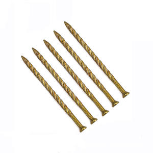 制造商木工铁钉托盘螺纹钢地板钉彩色电镀螺纹钉 - Product Image 3