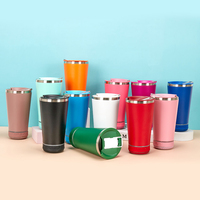 Nouvelle Arrivée 2026 Emerit – Tasse Musicale Stéréo Bluetooth 473 ml avec Logo Personnalisé, Lecteur de Musique, Tasse à Café, Tasse à Bière avec Chargeur USB