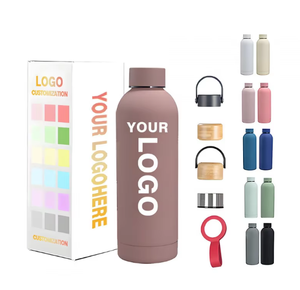 Botella de <span class=keywords><strong>Agua</strong></span> Personalizada con Logotipo, 500 ml, Acero Inoxidable, Doble Pared, Aislada al Vacío, a Prueba de Fugas, Libre de BPA, Ecológica, Apta para Microondas - Product Image 1