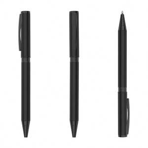 Bolígrafos de Metal de Lujo Negros, Bolígrafo de Metal Publicitario con Impresión de Logotipo Personalizado para Oficina - Product Image 4