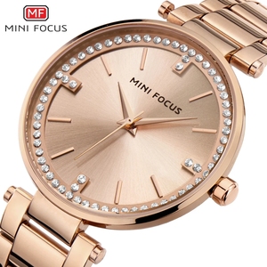 <span class=keywords><strong>MINI</strong></span> <span class=keywords><strong>FOCUS</strong></span> MF0031L Charm Moda Cuarzo Correa de acero inoxidable Marca superior <span class=keywords><strong>Reloj</strong></span> de lujo para <span class=keywords><strong>mujer</strong></span> <span class=keywords><strong>Reloj</strong></span> de pulsera <span class=keywords><strong>Reloj</strong></span> Montre - Product Image 1