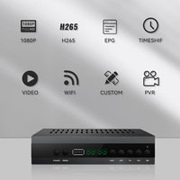 Decodificador Personalizado H.264 H.265 DVB T2 1080p, Receptor de TV TDT, Receptor Digital DVB-T2 para Televisores