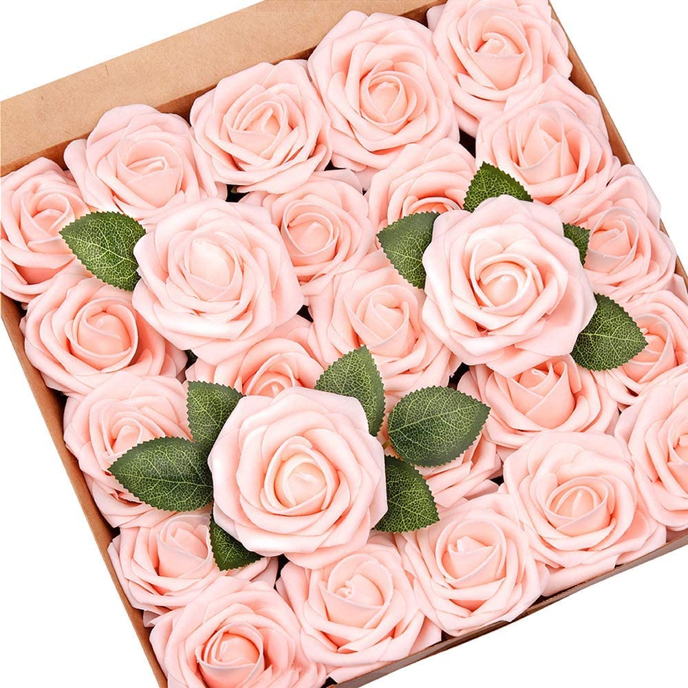 25 Stck/Karton Knstliche Rosen aus PE-Schaumstoff, echt aussehende Rosen  mit Stielen fr DIY-Hochzeitsstrue| Alibaba.com