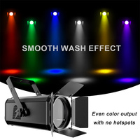Luz LED COB de 300W con Control por Aplicación SHEHDS, Zoom Motorizado, Luz Fresnel para Escenarios, Bodas y Teatro