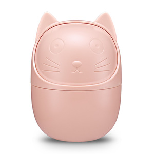 Anya Biểu Tượng Tùy Chỉnh Kawaii Thùng Rác Có Thể Mini Kawaii Dễ Thương Phim Hoạt Hình Thùng Rác Bin Lưu Trữ Hộp Cô Gái Bút Chủ Lưu Trữ Xô Với Flip Top - Product Image 1