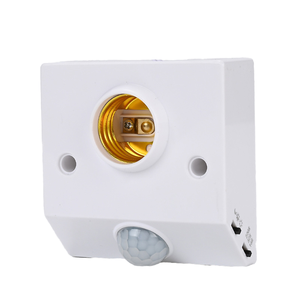 Douille de lampe à vis E27 GL-LE27PIR avec interrupteur intelligent infrarouge à induction, prise murale AC 110V 220V réglable - Product Image 1