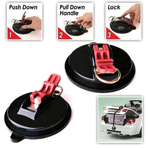 Ventouse multifonctionnelle pour le <span class=keywords><strong>camping</strong></span> en plein air avec crochet en S solide Ventouse fixe pour la fenêtre arrière pour les voitures et la randonnée - Product Image 2