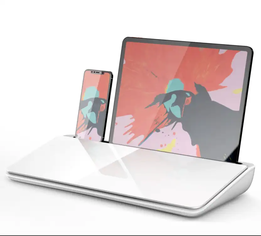 डेस्कटॉप कांच सफेद बोर्ड/पैड