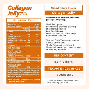 Gelatina de Péptidos de Colágeno de Marca Privada de Alta Calidad con Vitaminas, Apoya la Salud del Cabello, Uñas y Piel, Proporciona Energía, Gelatina de Belleza - Product Image 6