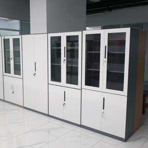 Armoire de <span class=keywords><strong>rangement</strong></span> en métal pour garage, <span class=keywords><strong>cuisine</strong></span>, garde-manger, bureau, avec portes verrouillables et étagères réglables, excellent <span class=keywords><strong>casier</strong></span> en acier - Product Image 3