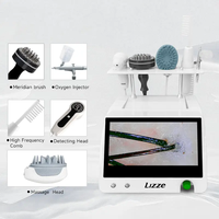Appareil portable de thérapie capillaire avec détecteurs HD, analyseur de cuir chevelu, machine de massage du cuir chevelu pour usage domestique et salons de beauté