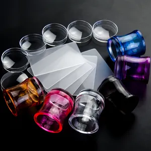 Kit d'estampage en Silicone Transparent <span class=keywords><strong>pour</strong></span> Nail Art, plaque de manucure française, tampon de 3.8cm, <span class=keywords><strong>pochoir</strong></span> de <span class=keywords><strong>vernis</strong></span>, modèle, tampon, ensemble de grattoirs - Product Image 1