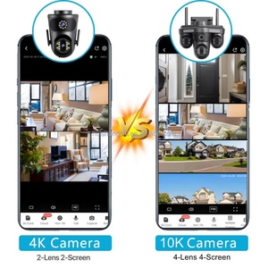 Ultra HD 20MP 10K 10X Optical Zoom Wifi Surveillance 4Views 4Lens Home <b>Wireless</b> Outdoor CCTV 360 PTZ <b>Security</b> IP Network <b>Camera</b> - Product Image 6