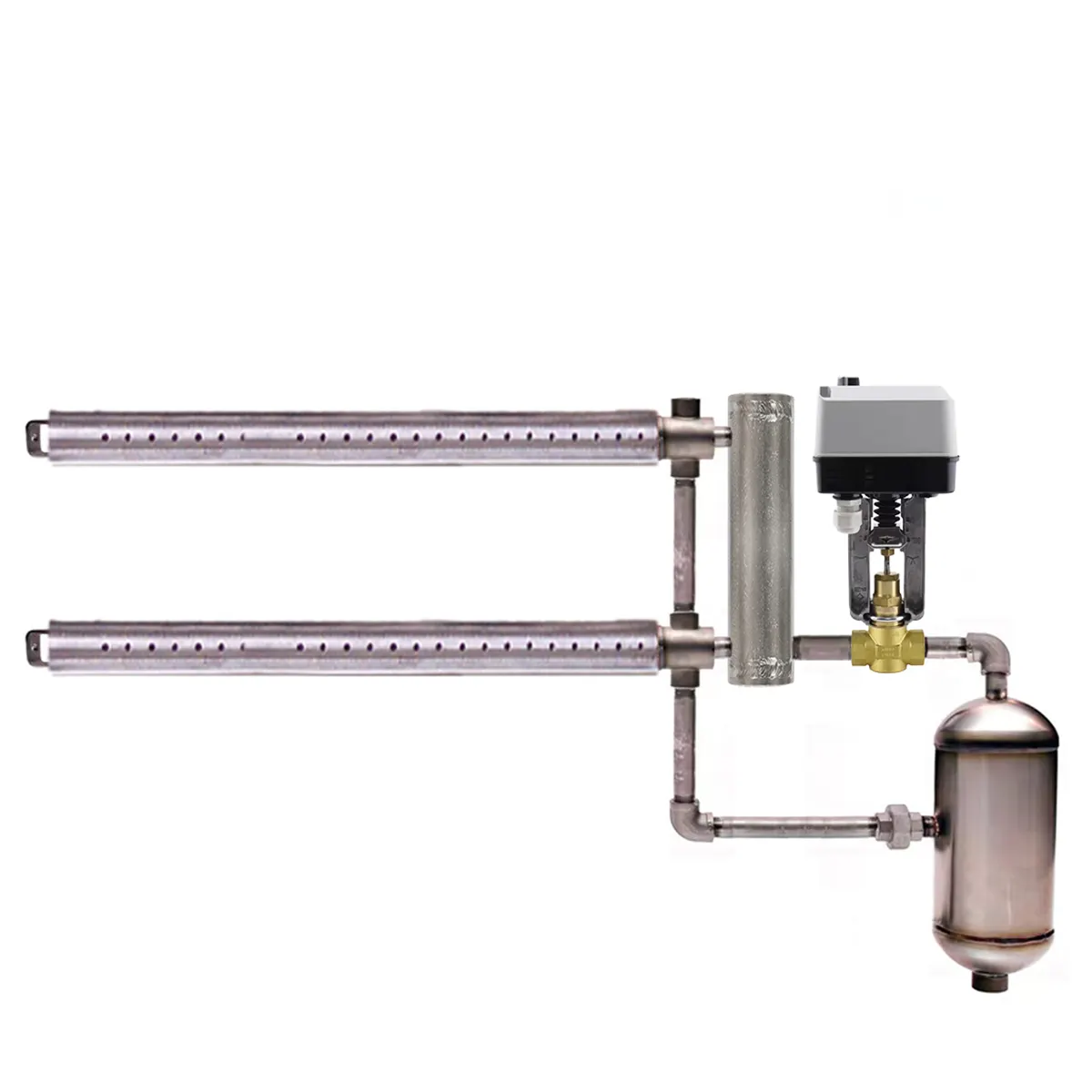 Umidificador de injeção de vapor a seco operado elétrico de tubo único múltiplo de aço inoxidável 304