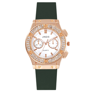 Retro Style Korean Simple Women's Student <b>Watch</b> Stainless Steel Case Leather Strap Quartz Movement <b>Digital</b> Display 10mm - Product Image 5