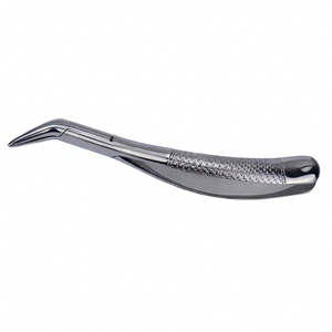 Pinces d'extraction dentaire en acier inoxydable BK Industries, poignée moletée, 12 positions de mâchoires, couleur argent, instrument de classe certifié CE - Product Image 1