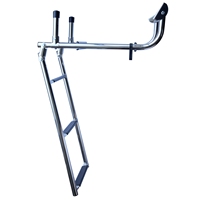 Accessoires de bateau Offre Spéciale Échelles pliantes marines Échelles de bateau 2 + 3 marches SS 304 Échelle pliante Escalier pliant