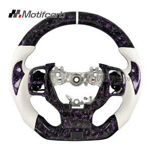 Volante Personalizado de Fibra de Carbono Forjado en Color Morado, Mejora Interior para Lexus IS 250 300 300h RCF NX GS 350DS F Sport 2013-2025 - Product Image 1