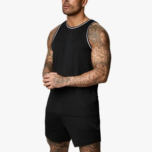Camiseta sin Mangas Profesional para Hombre, Acanalada, Transpirable, para Gimnasio y Fitness, con Servicio OEM, Estilo Casual de Punto - Product Image 1
