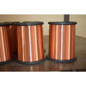 Proveedores chinos Alambre de Aluminio revestido de cobre esmaltado CCA bobinado wir alambre esmaltado Cca Alambre de Aluminio revestido de cobre para motores
