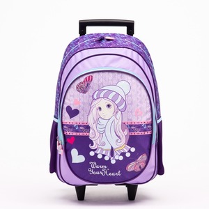 Functional Back to <b>school</b> trolley <b>backpack</b> for girl - Product Image 4