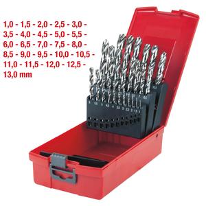 KS TOOLS Juego de brocas helicoidales, en caja de plástico, 25 piezas 1-13mm - Product Image 2
