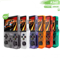 Console de jeu portable rétro R36S, écran couleur 3,5 pouces, Wi-Fi, stockage 128 Go, plus de 15 000 jeux