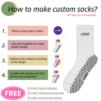 Chaussettes de Pilates haut de gamme personnalisées |   Usine OEM/ODM |   Coton respirant antidérapant |   Service de conception et de création de logo gratuit