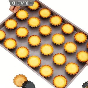 Produits phares : Moule à cupcakes et muffins en acier au carbone antiadhésif, et moule à tartelettes aux œufs, brioche et chichos - Product Image 4