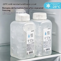 Gobelets en plastique réutilisables importés du Japon, résistants au congélateur – Design minimaliste portable pour usage domestique, boissons glacées, café, lait, thé à emporter
